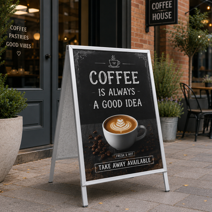 Classic A-Frame Pavement Sign