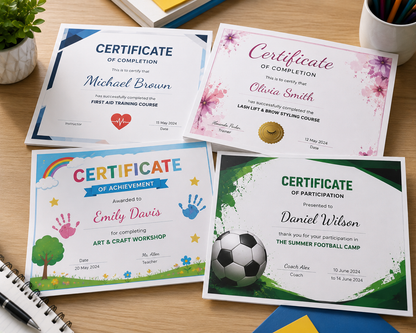 Certificate Printing Service