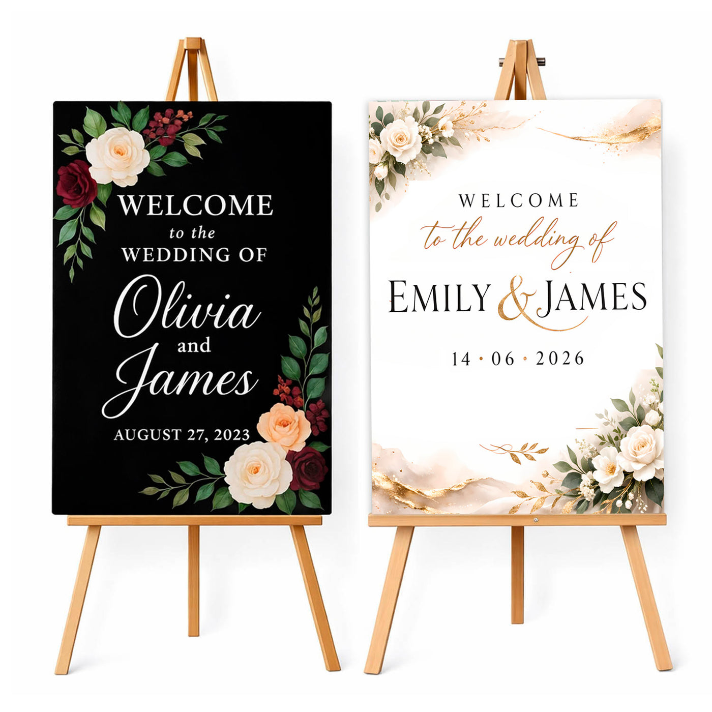 Personalised Wedding Welcome Sign