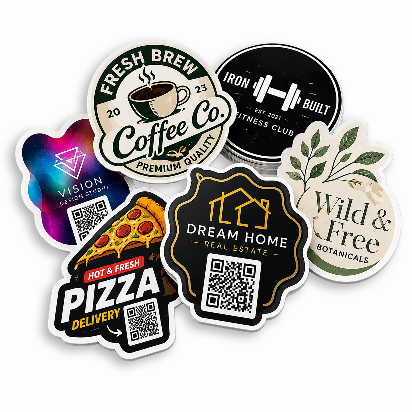 Custom Die-Cut Stickers Printmania Ireland