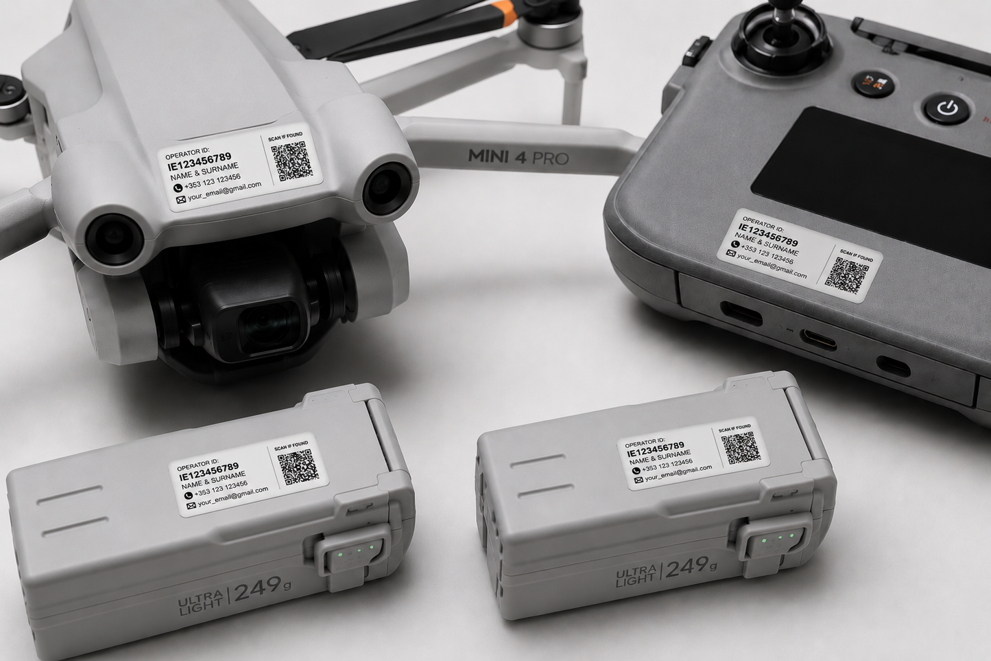 Drone ID Stickers