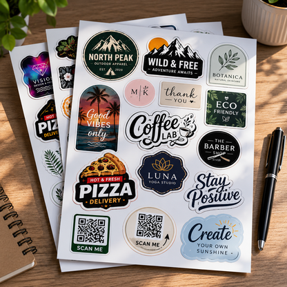 Custom Sticker Sheets Printing