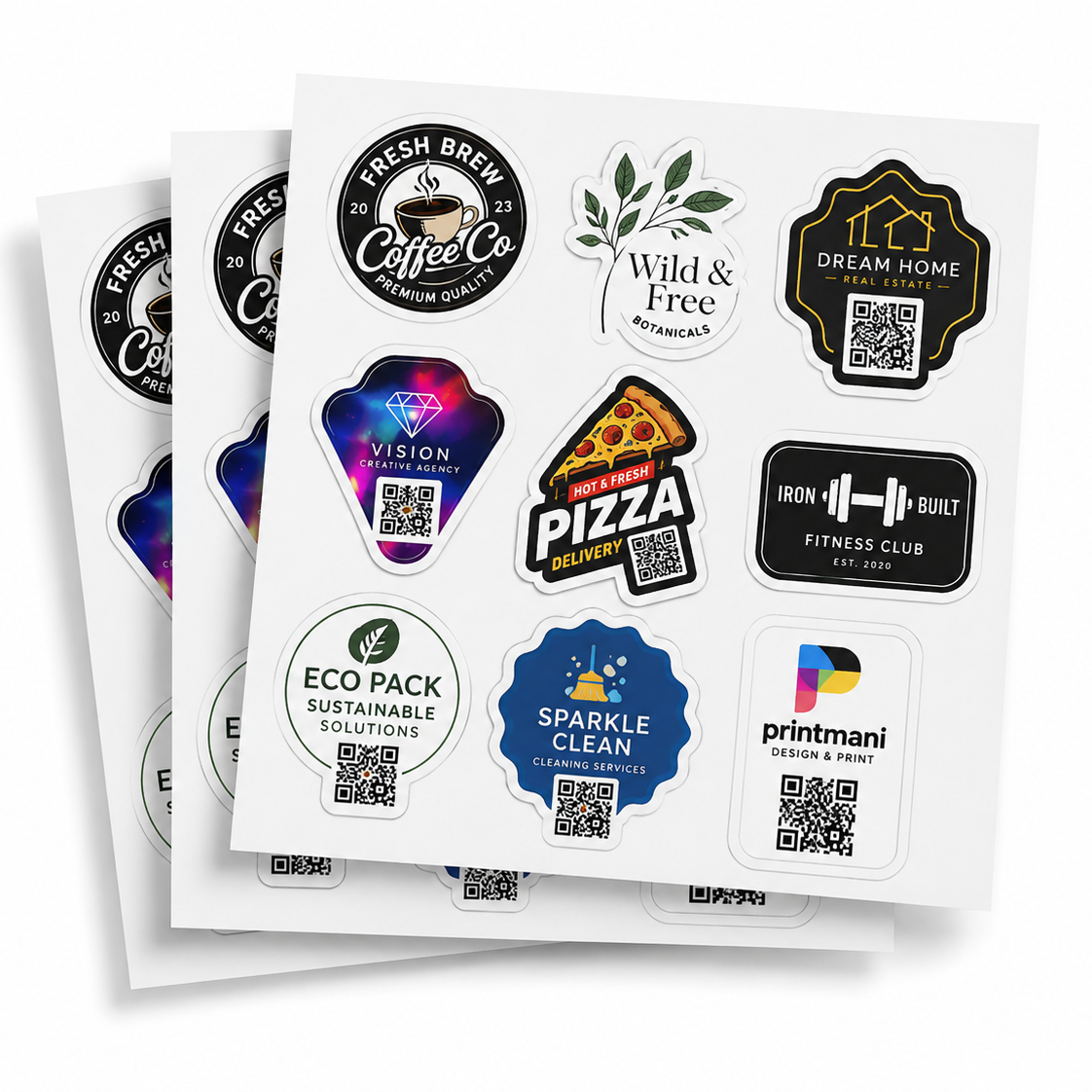Custom Sticker Sheets Printing